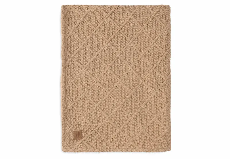 Decke - Check Knit - Teddy Fleece