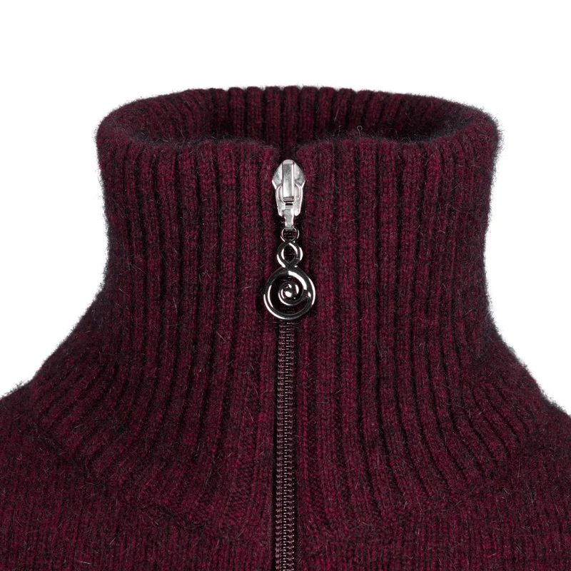 Extrem weiche Damenstrickjacke mit Reissverschluss
