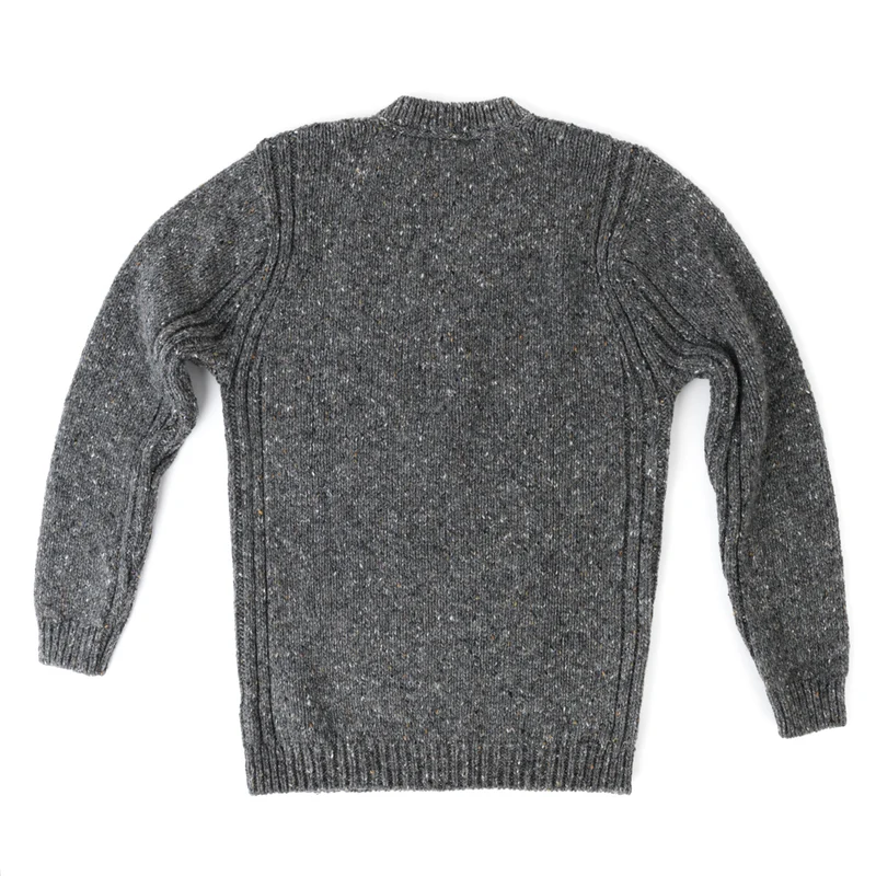 Rundhalspullover, Grey Stone