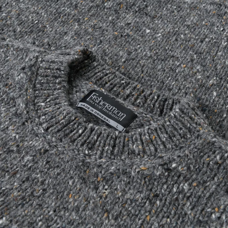 Rundhalspullover, Grey Stone
