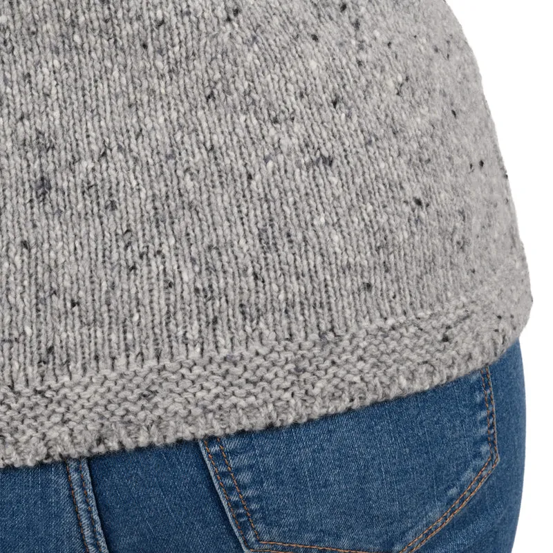 Zopfpullover, V-Ausschnitt