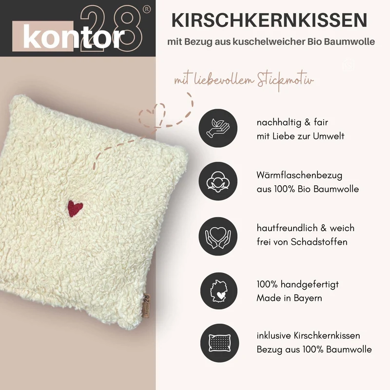 Wärmekissen TEDDY Herz