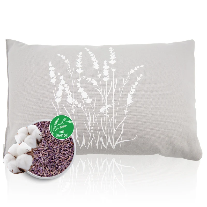 Lavendelkissen 20x30cm. Lavendel -Strauch, Grau