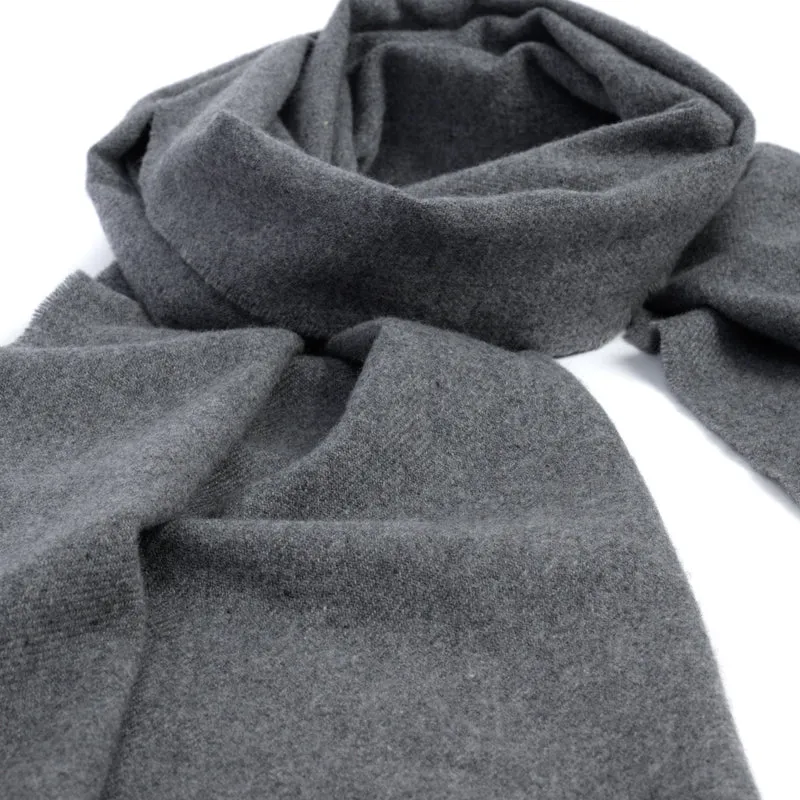 Eleganter Schal mit Kaschmir - Grau