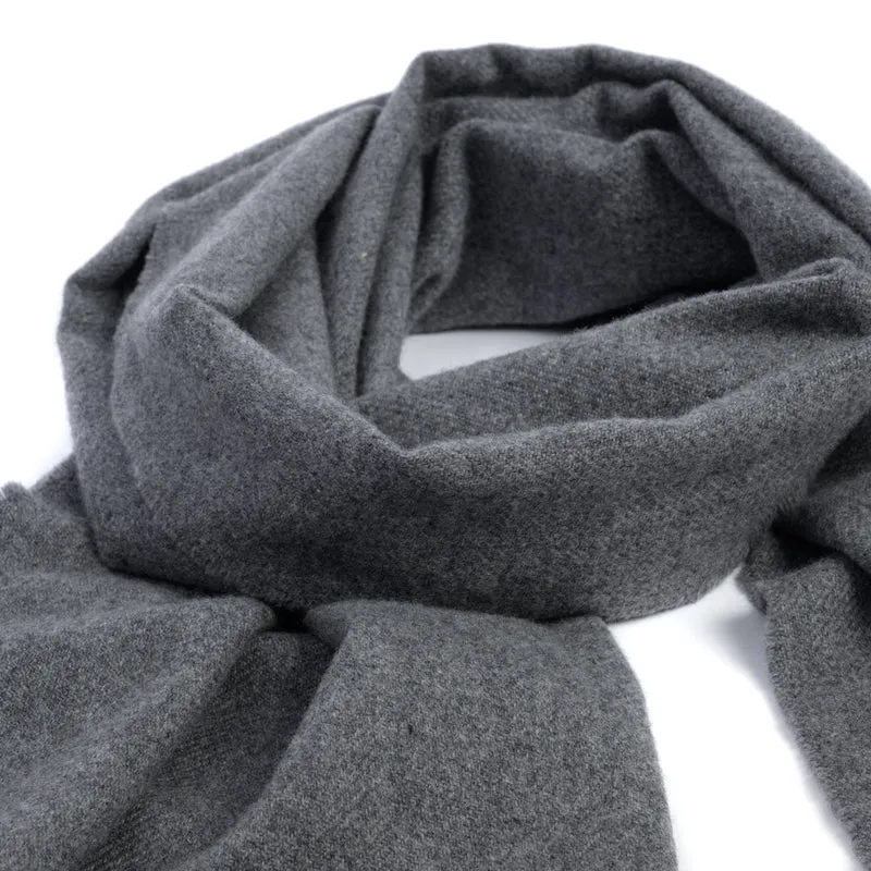 Eleganter Schal mit Kaschmir - Grau