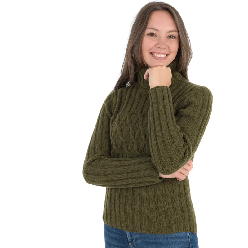 Fisherman-Rollkragenpullover