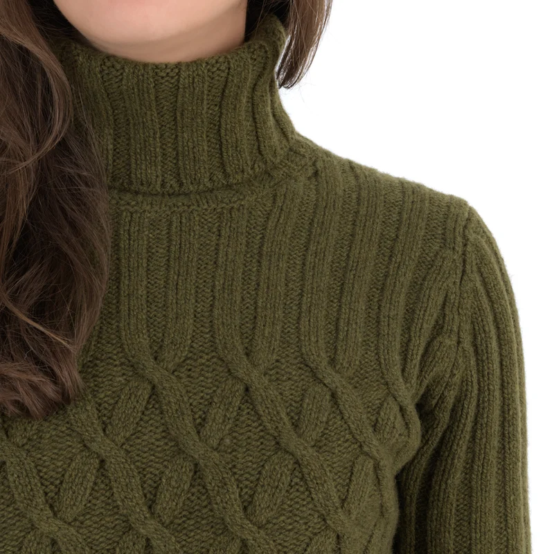 Fisherman-Rollkragenpullover