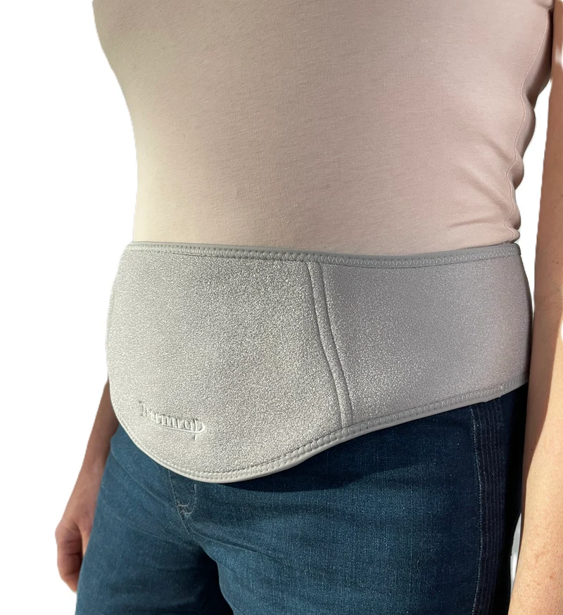 Mobiler beheizbarer Wärmegürtel für Bauch/Rücken