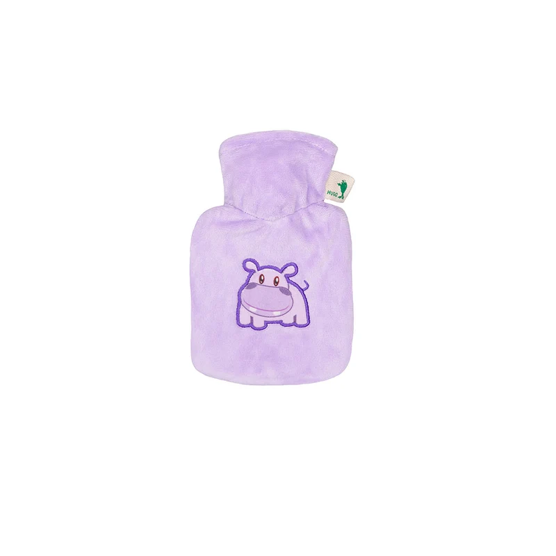 Hugo Frosch Mini Wärmflasche 0,2 L, Veloursbezug, versch. Muster