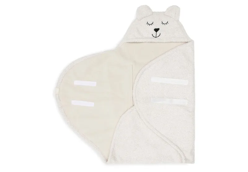 Einschlagdecke für Babyschale - Bear Boucle