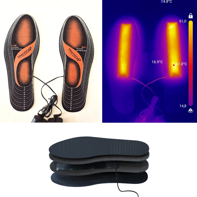 Smart Heat beheizbare Einlegesohlen App