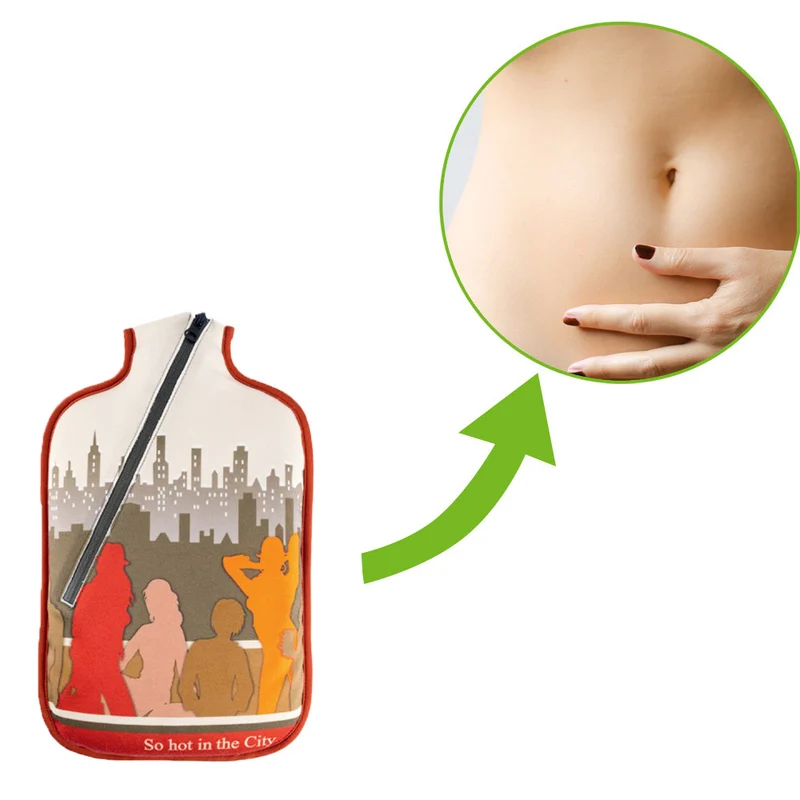 Hugo Frosch Öko Wärmflasche 2,0 L, Softshell, versch. Muster