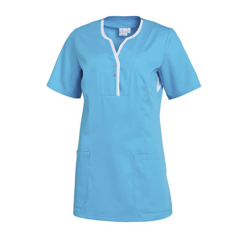 Leiber Schlupfkasack für Damen, Kurz, Seitentaschen, XS-3XL, versch. Farben