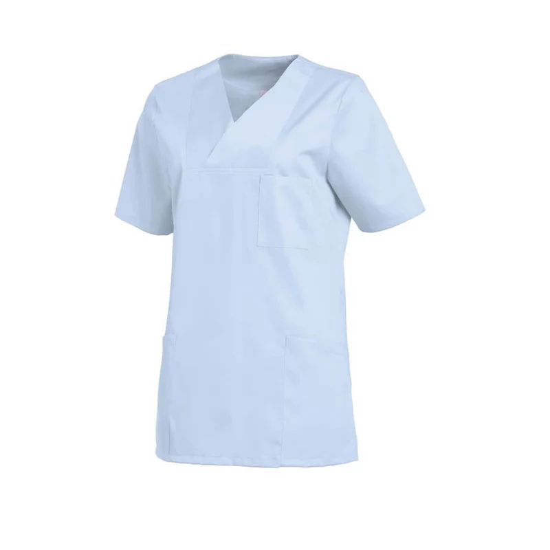 Leiber Schlupfkasack für Damen, Kurzarm, Seiten-/Brusttaschen, XS-3XL, versch. Farben