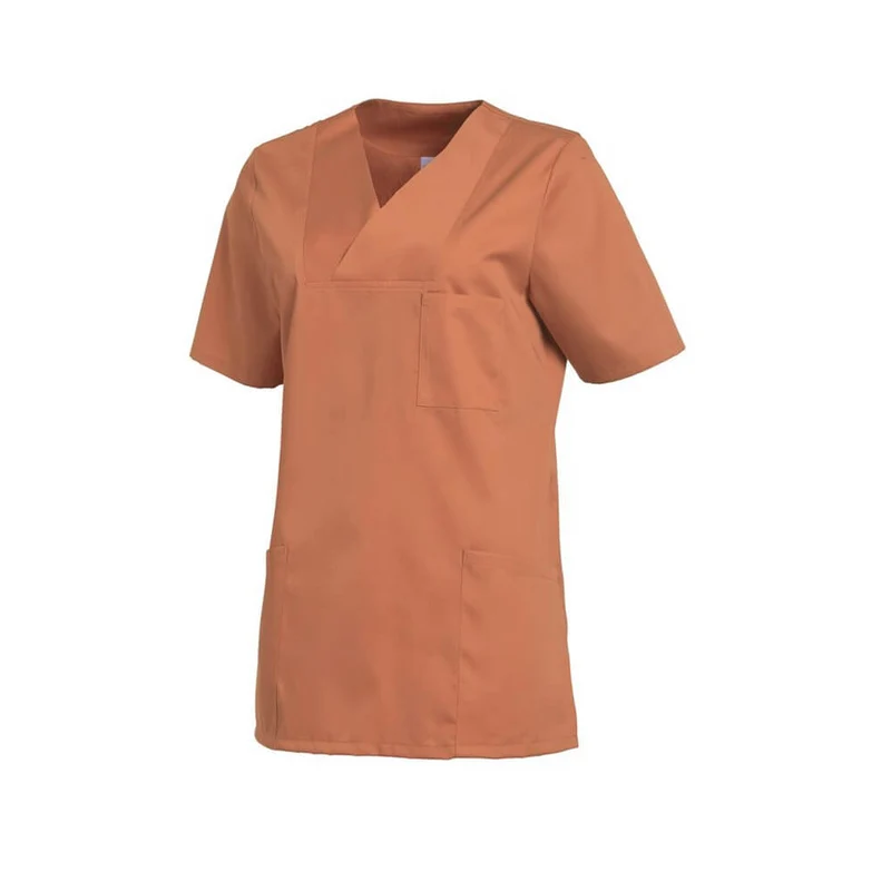 Leiber Schlupfkasack für Damen, Kurzarm, Seiten-/Brusttaschen, XS-3XL, versch. Farben