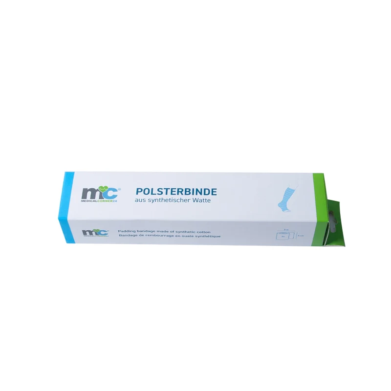Medicalcorner24 Polsterbinde aus synthetischer Watte 5 Rollen versch. Größen