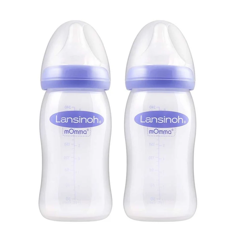 Lansinoh Weithalsflasche, NaturalWave™ Sauger, BPA frei, versch. Gr.