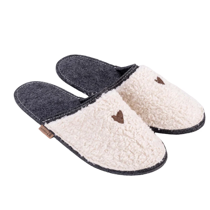 Pantoffeln TEDDY Herz