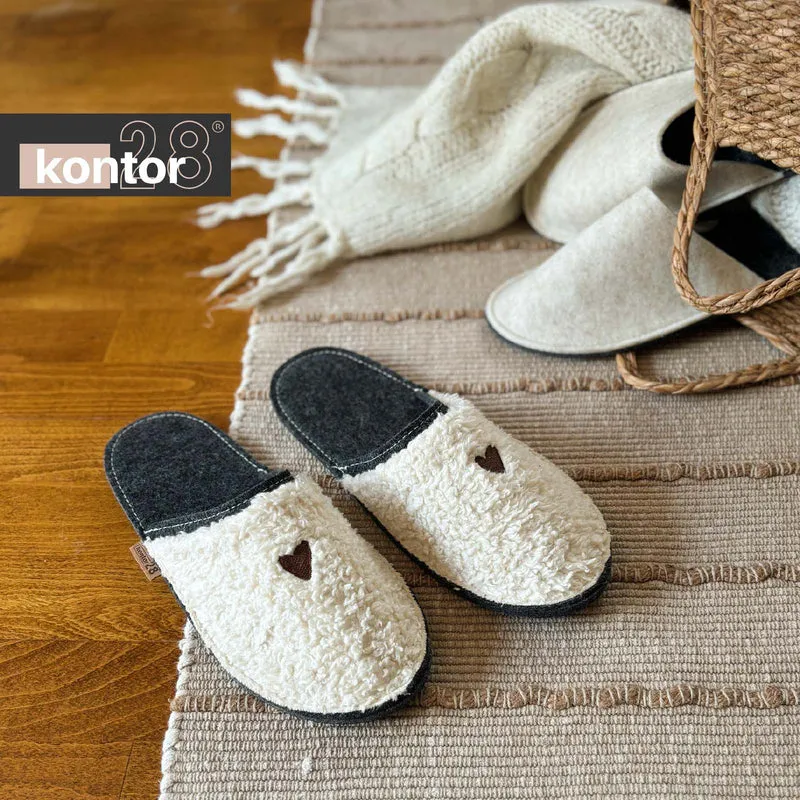Pantoffeln TEDDY Herz