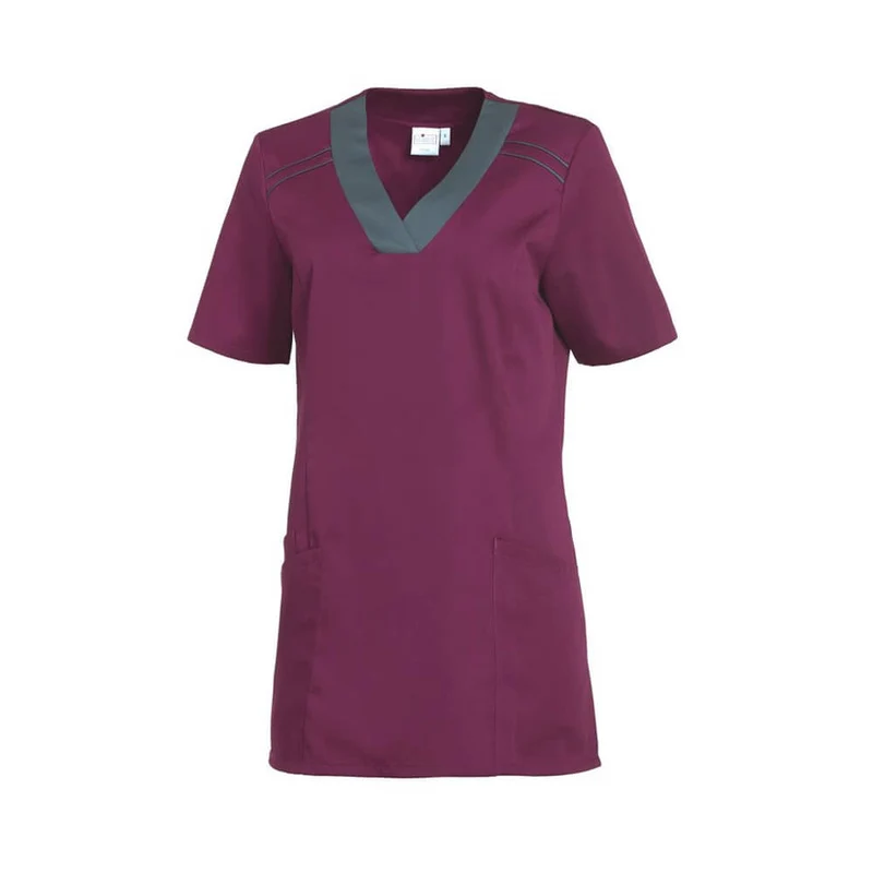 Leiber Schlupfkasack für Damen, Kurzarm, 2 Seitentaschen, XS-3XL, versch. Farben