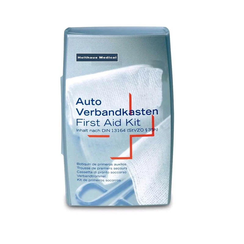Holthaus Medical KFZ Verbandskasten DIN 13164, silber oder blau