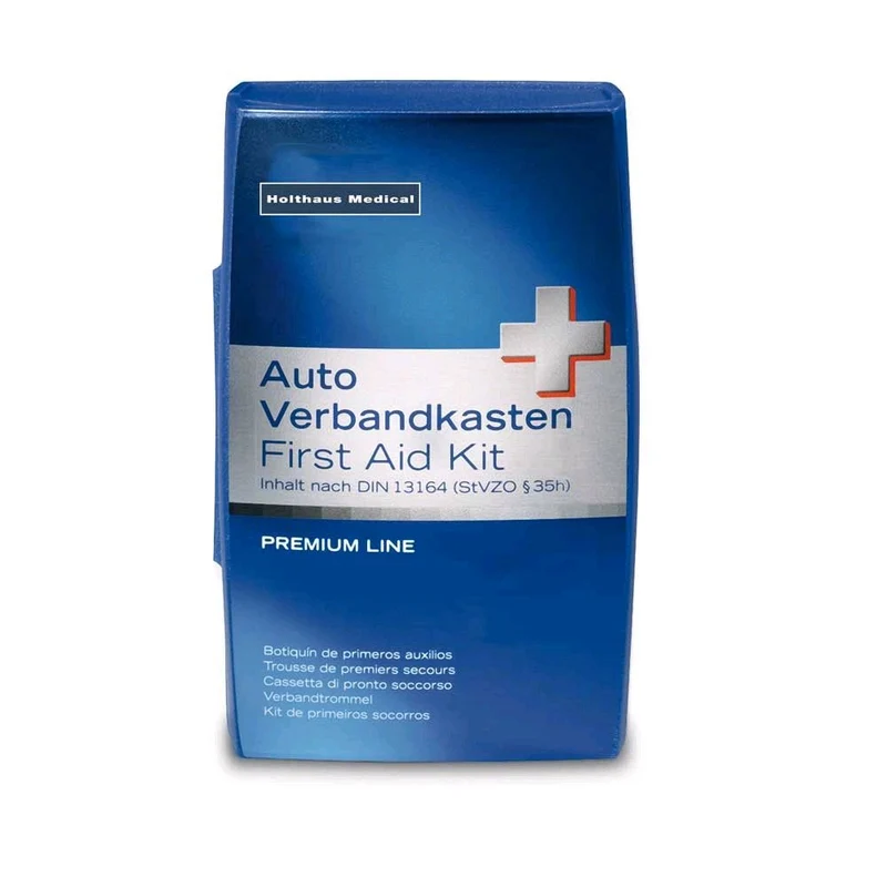 Holthaus Medical KFZ Verbandskasten DIN 13164, silber oder blau