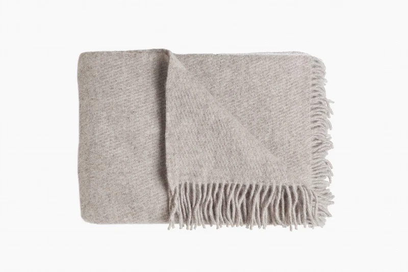Basic Beige, Wolldecke