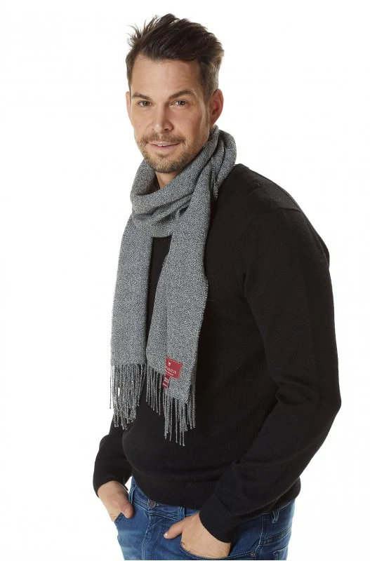 Baby Alpaka Webschal MELIERT 30 x 180 cm unisex