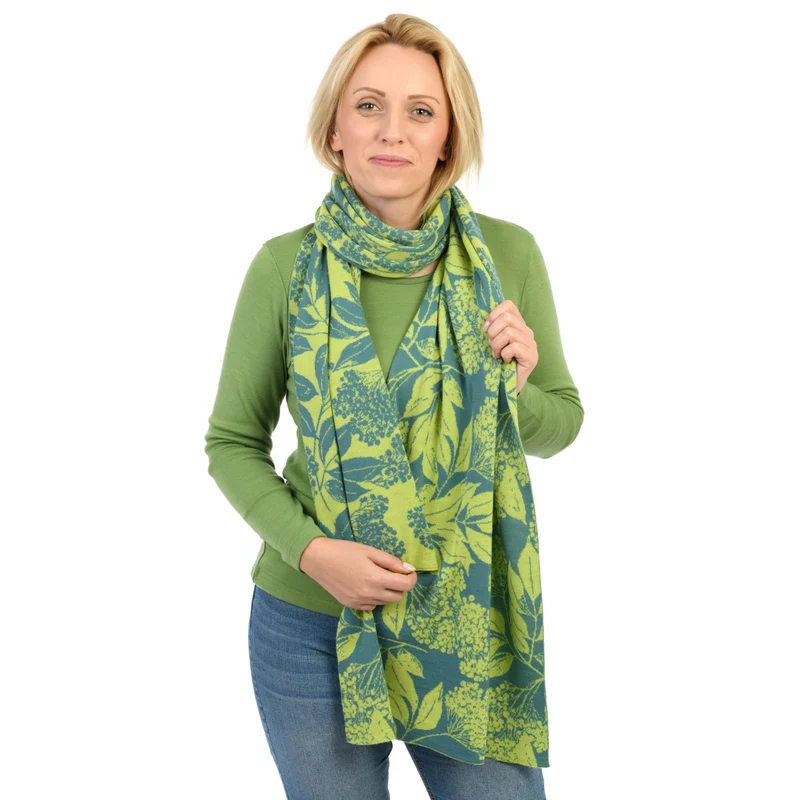 Großer Strickschal "PLUME"