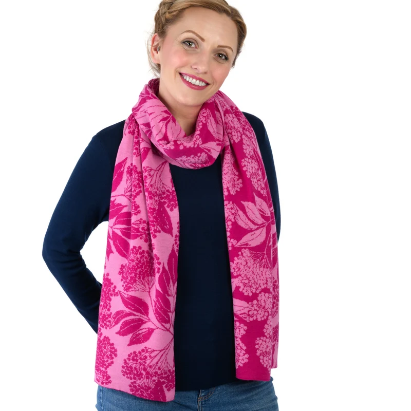 Großer Strickschal "PLUME"