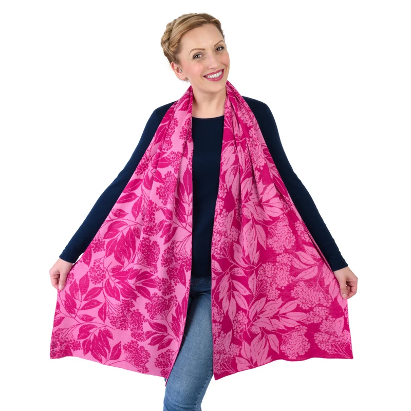 Großer Strickschal "PLUME"