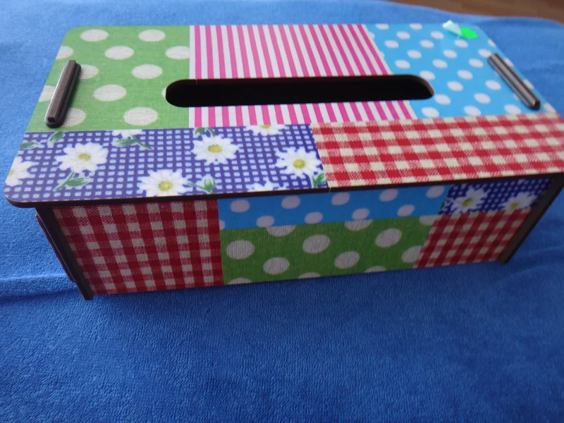 Tissue-Box Patchwork, Box für Papiertücher