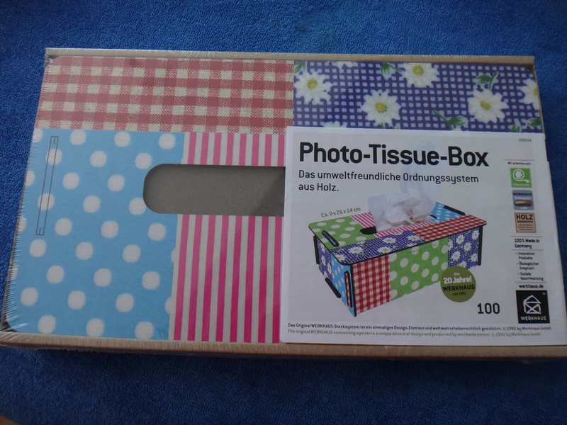Tissue-Box Patchwork, Box für Papiertücher