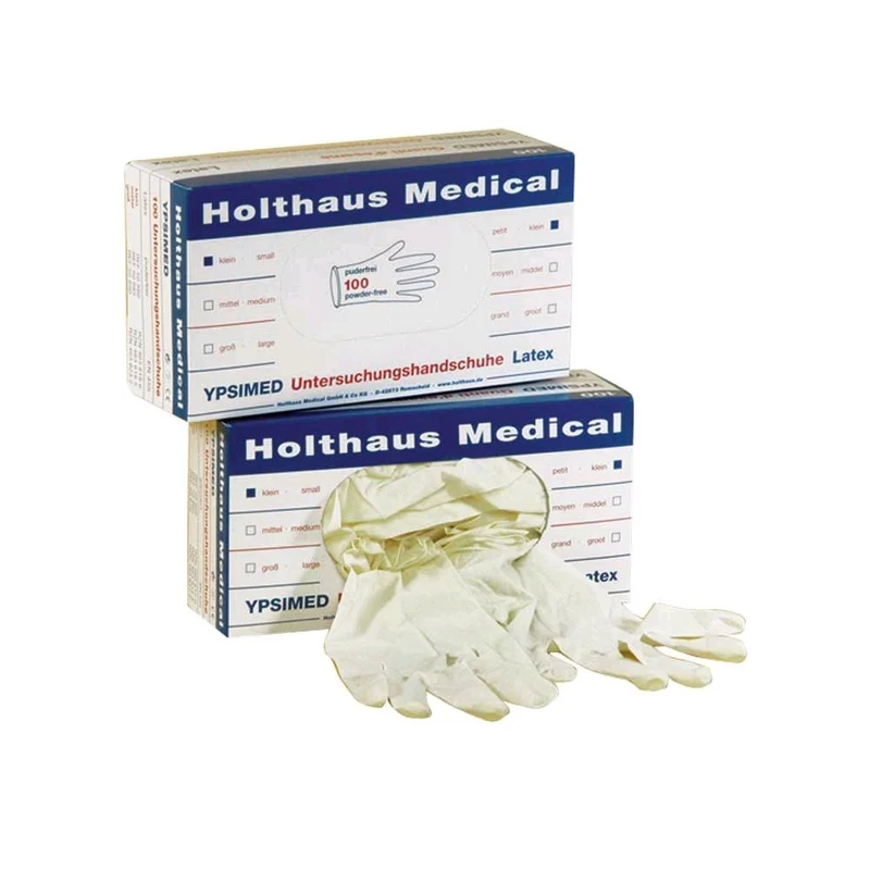 Holthaus Medical YPSIMED Latexhandschuhe, puderfrei, 100 Stück