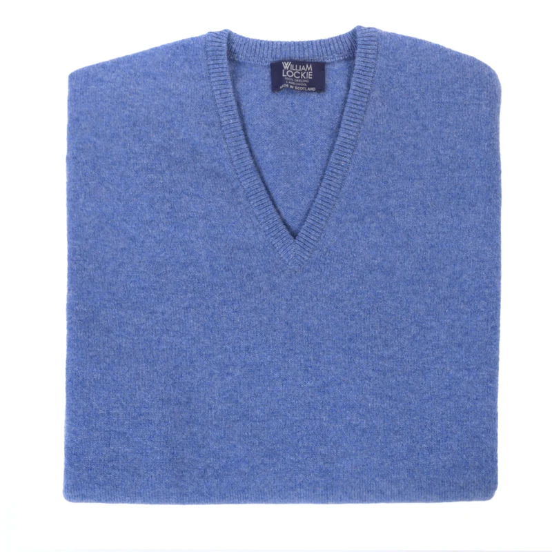 Klassischer Pullover mit V-Ausschnitt