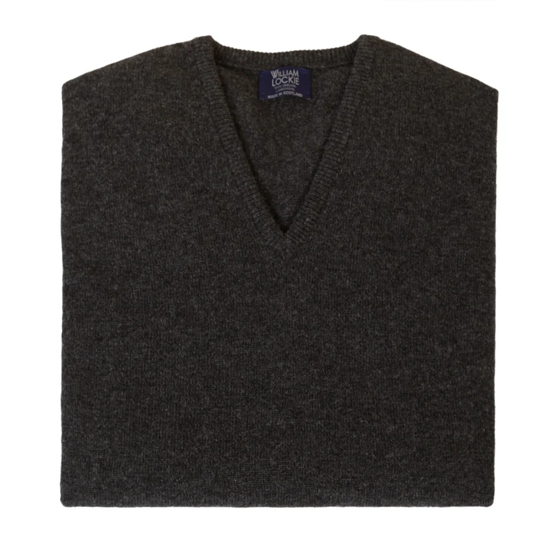 Klassischer Pullover mit V-Ausschnitt