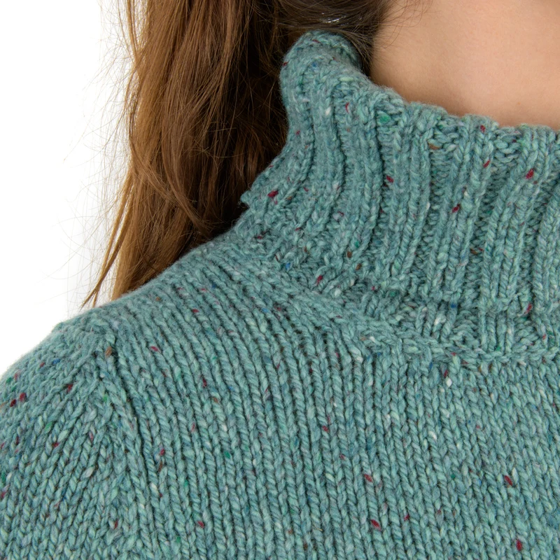 Modischer Rollkragenpullover, Mulesing Free