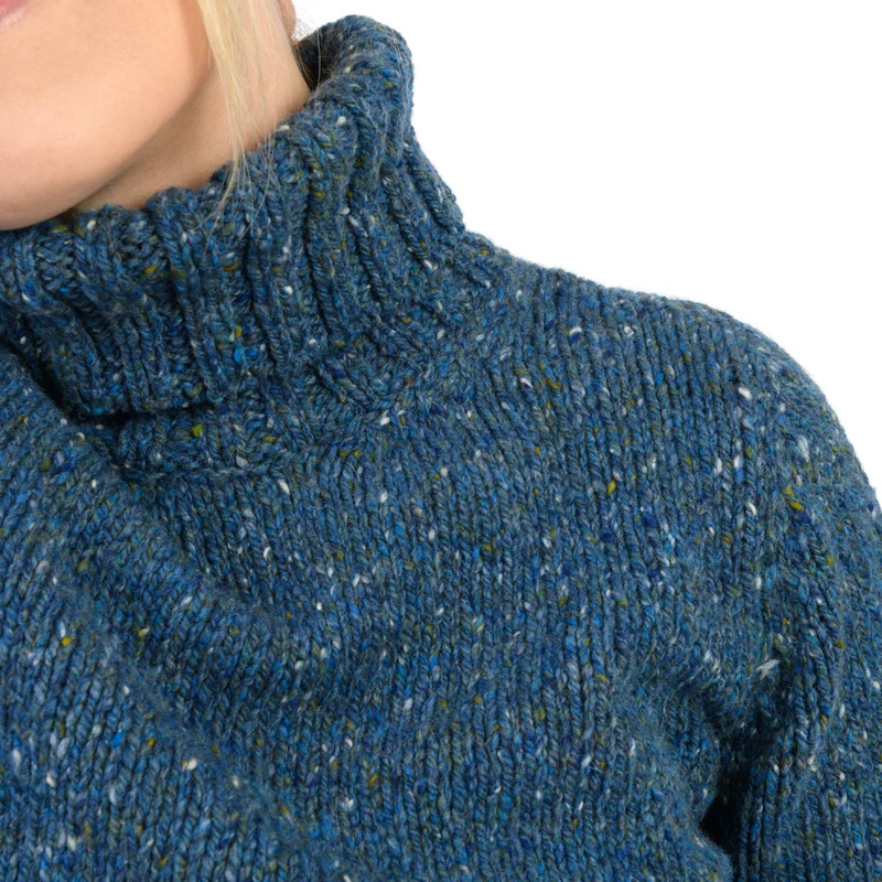 Modischer Rollkragenpullover, Mulesing Free