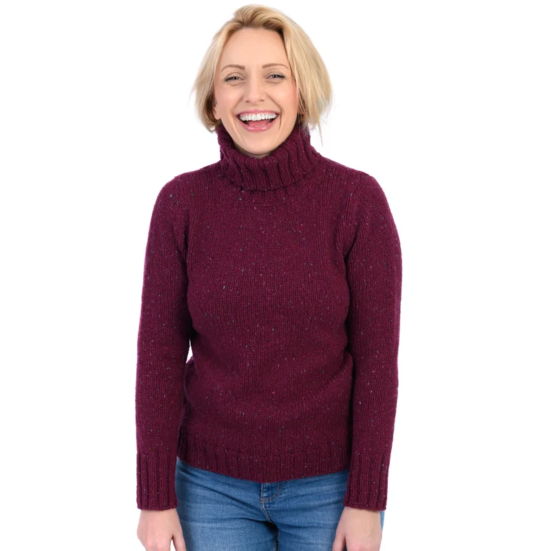 Modischer Rollkragenpullover, Mulesing Free