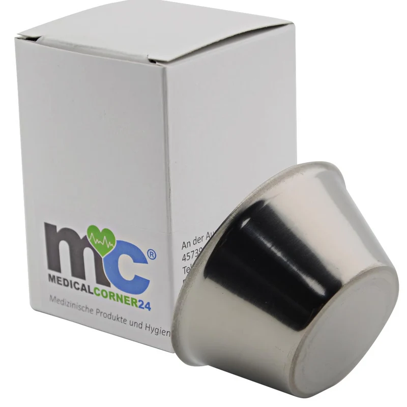 MC24 Medizinbecher, Edelstahl, graduiert, 30 ml, 1 St