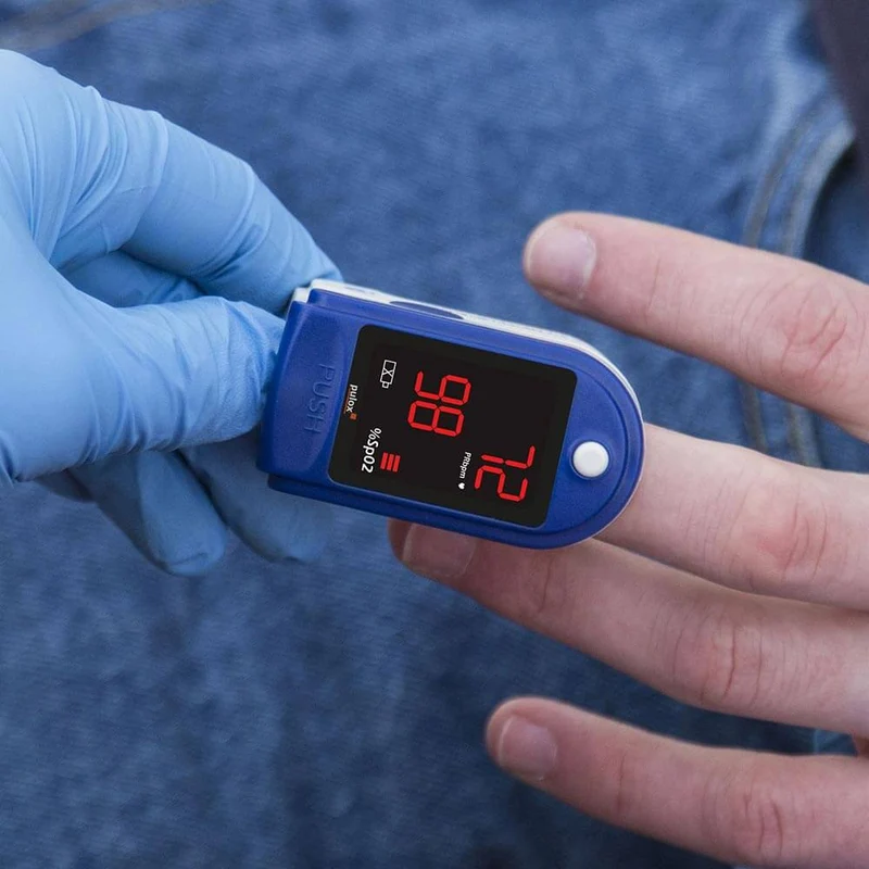 Pulox Finger-Pulsoximeter PO-100, mit LED-Anzeige, Grün