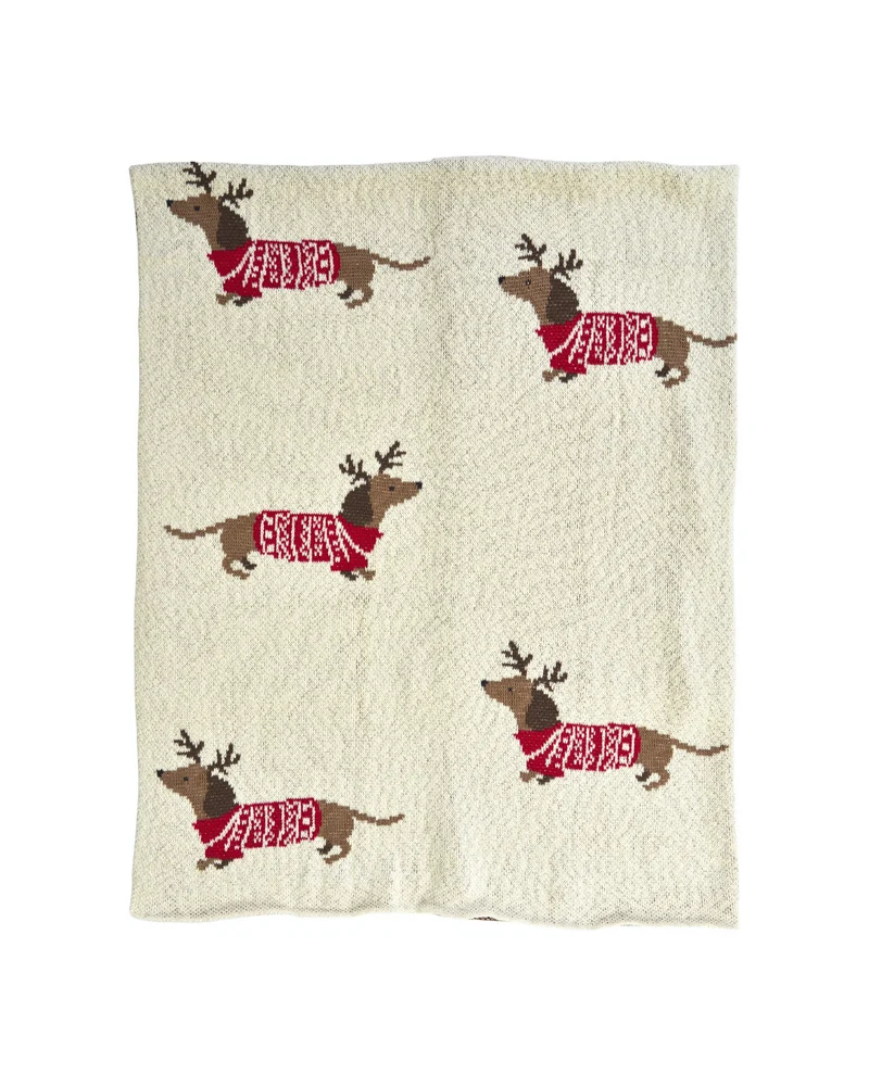 Dackel Decke "Merry Dogs 130x170" von Sander Table + Home
