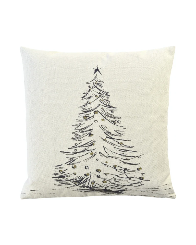 Tannenbaum Kissenbezug "Albero 45x45" von Sander Table + Home