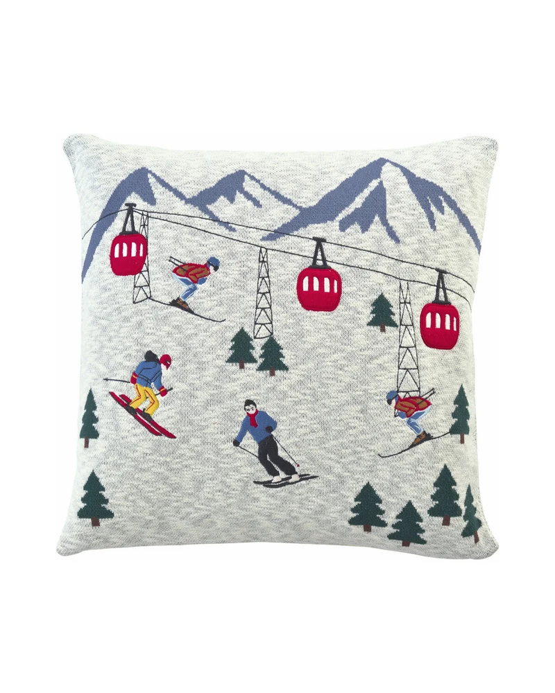 Ski Kissenbezug "Mountain View 45x45" von Sander Table + Home