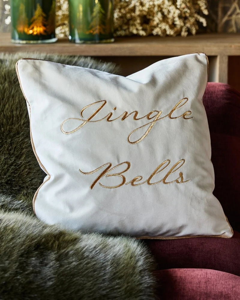 Kissenbezug "Jingle Bells 50x50" von Rivièra Maison