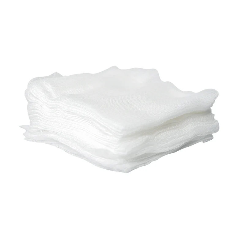 Medicalcorner24 Mullkompressen 4-lagig unsteril 10 x 10 cm, 100 Stück