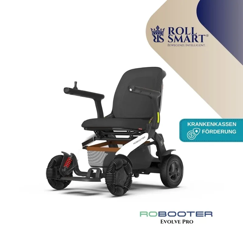 Roll smart robooter evolve pro, elektro-falt-rollstuhl, E60