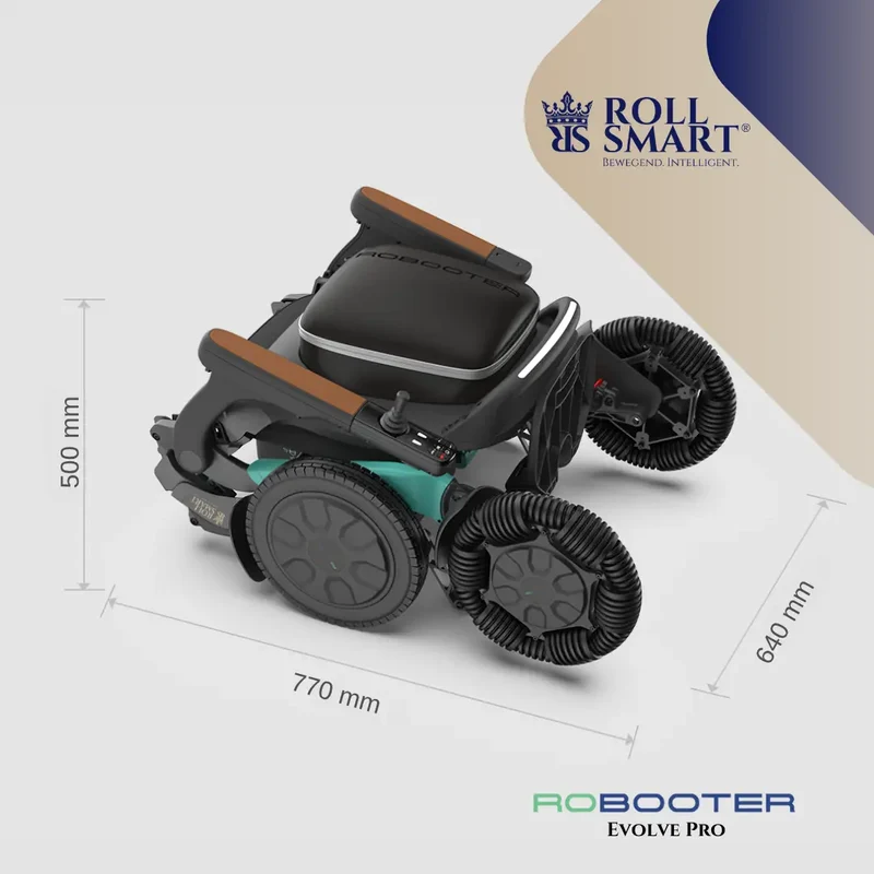 Roll smart robooter evolve pro, elektro-falt-rollstuhl, E60