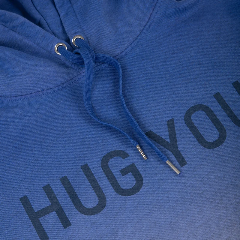 Hoodie HUG YOU, blau
