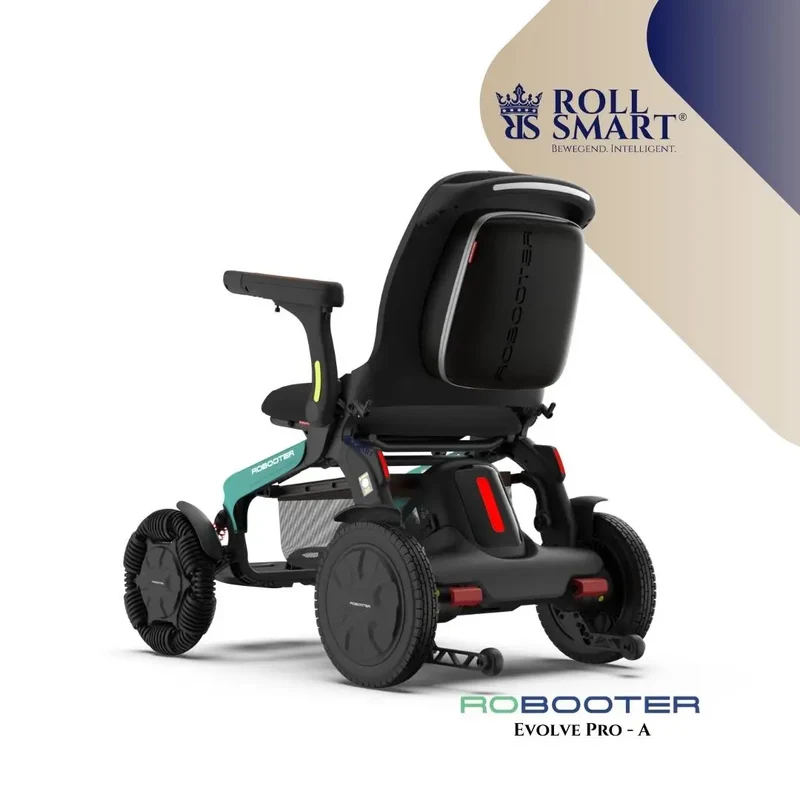 Roll smart robooter evolve pro-a, elektro-falt-rollstuhl,